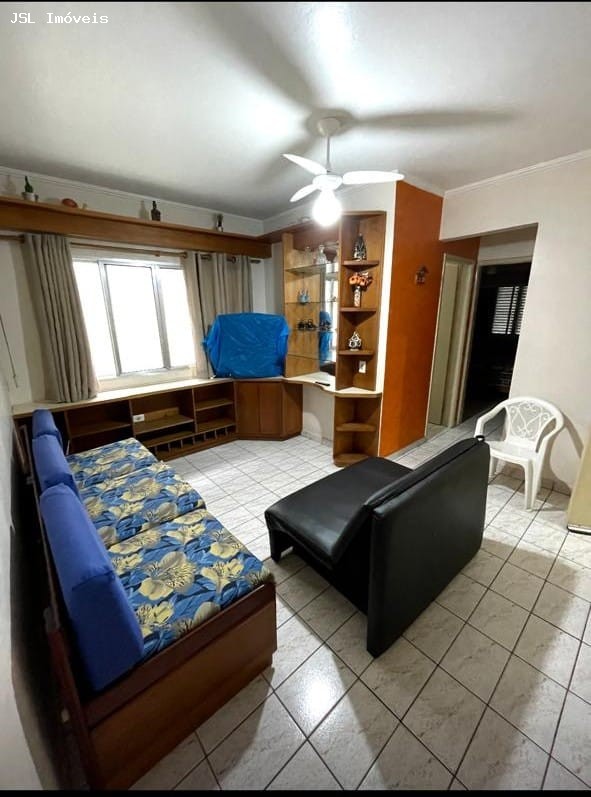 Apartamento para Locao, em Praia Grande, bairro Guilhermina, 2 dormitrios, 1 banheiro, 1 vaga